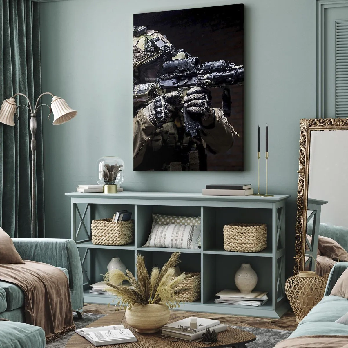 Canvas picture - Deadly Effective - 80x120 cm