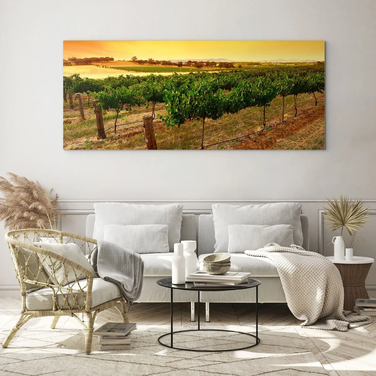 Glass picture - Drink up the Sun - 160x50 cm