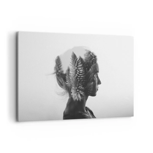 Canvas picture - Lady from a Pinewood Forest - 120x80 cm