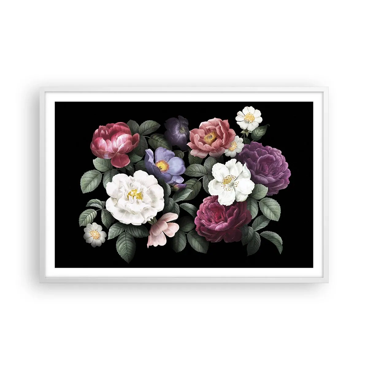 Poster in white frmae - From an English Garden - 91x61 cm