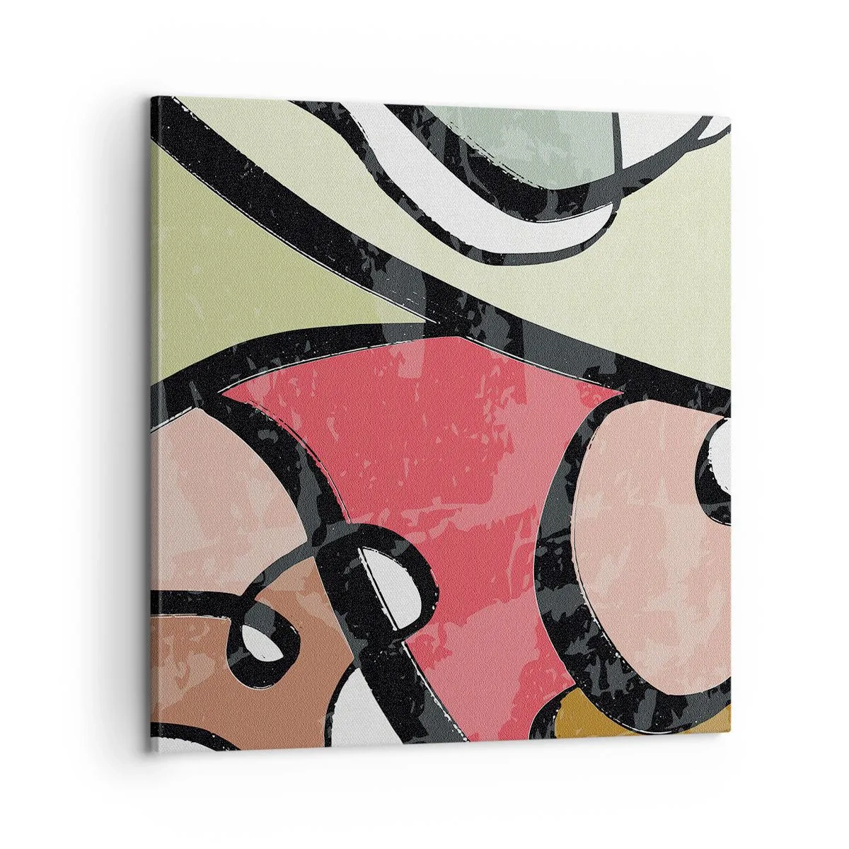 Canvas picture - Pirouettes Among Colours - 60x60 cm