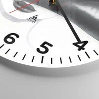 Clock face with numbers