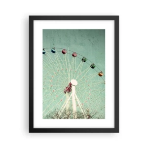 Poster in black frame - Come Have Fun - 30x40 cm