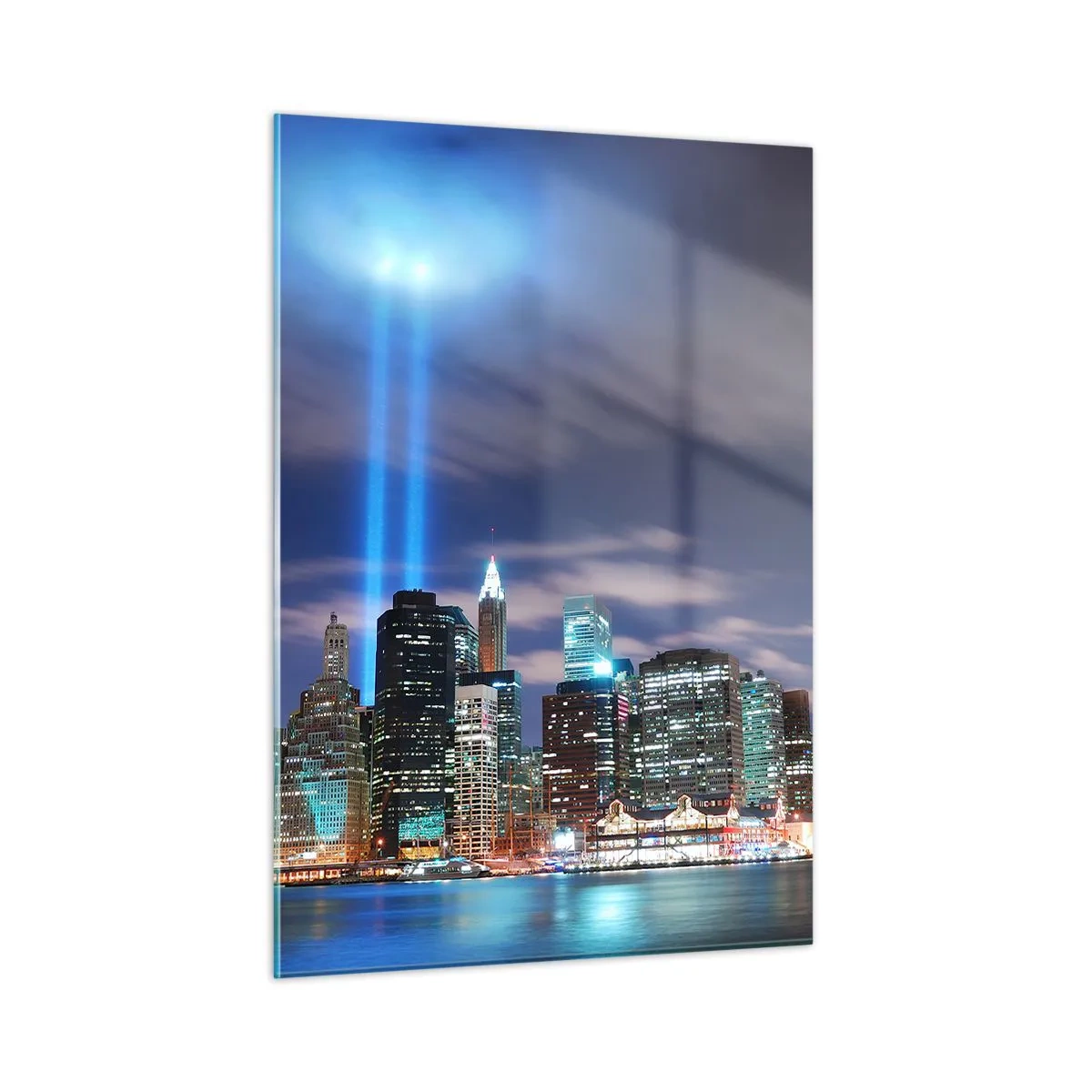 Glass picture - Reaching Sky with Light - 50x70 cm