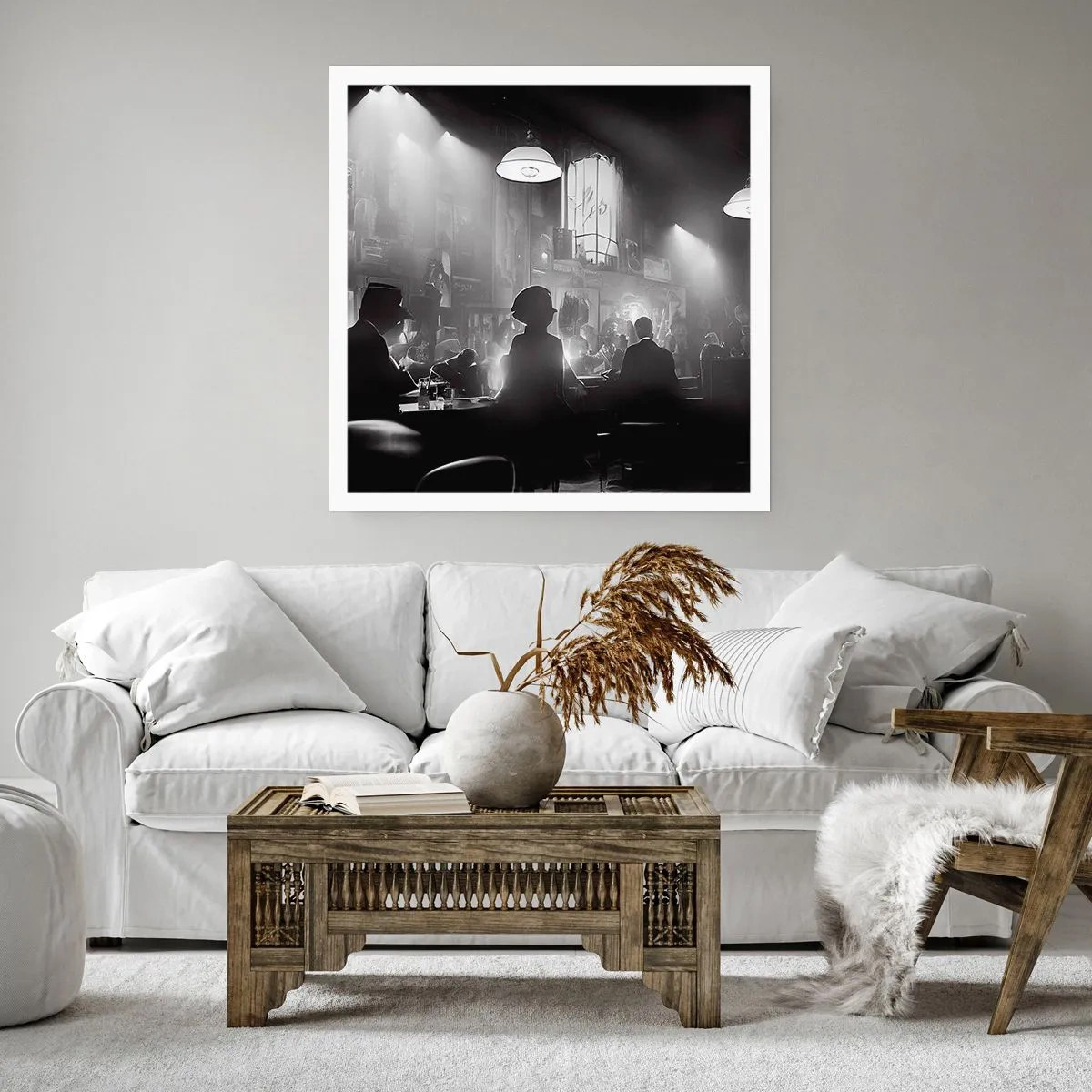 Poster - In Jazz Ambiance - 60x60 cm