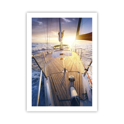 Poster - Running on Waves - 50x70 cm
