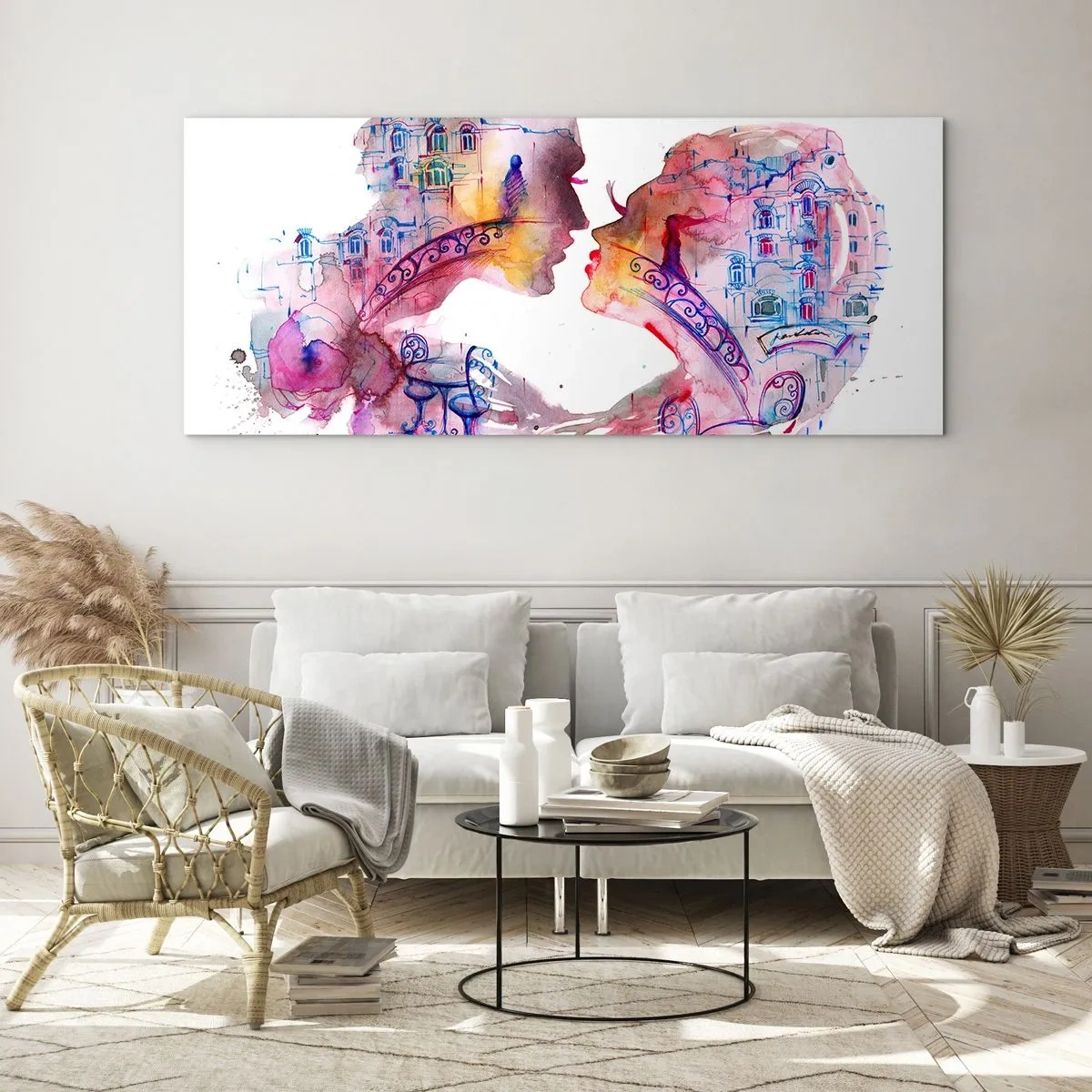 Glass picture - Secret Bridge Of Sighs - 160x50 cm
