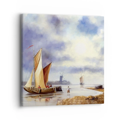 Canvas picture - Return of Sailors - 40x40 cm
