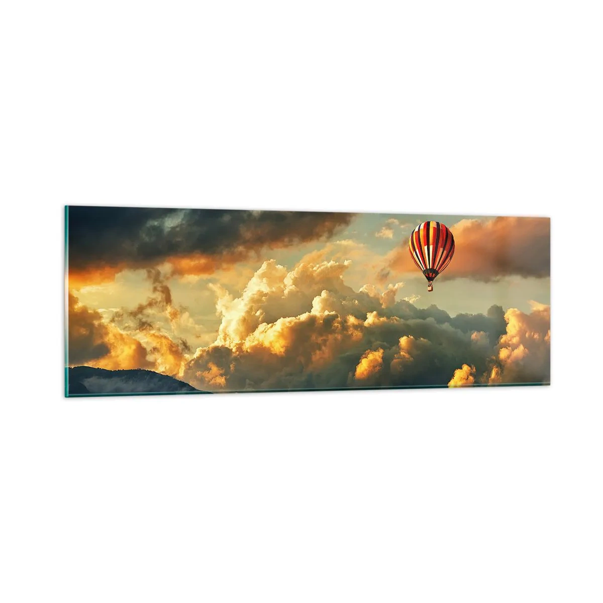 Glass picture - I Like Flying - 90x30 cm