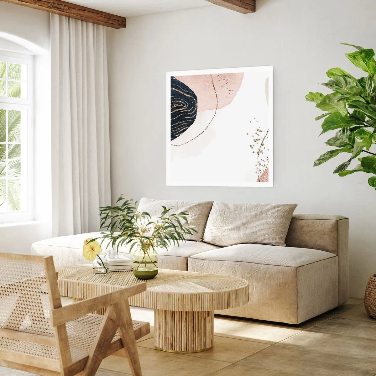 Poster - Everything Flows - 40x40 cm