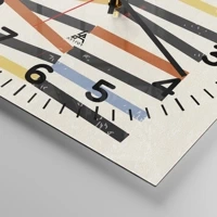 Clock face with numbers