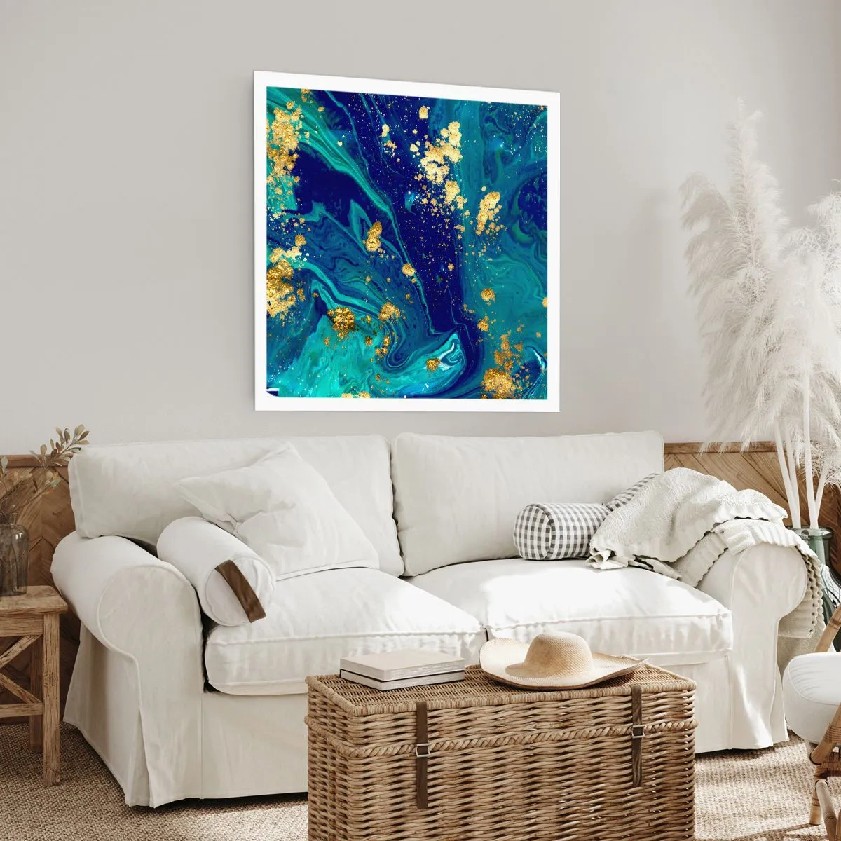Poster - Sun Flakes - 40x40 cm