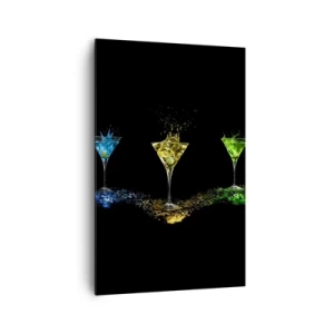 Canvas picture - Colours of Joy in Crystal Glass - 80x120 cm