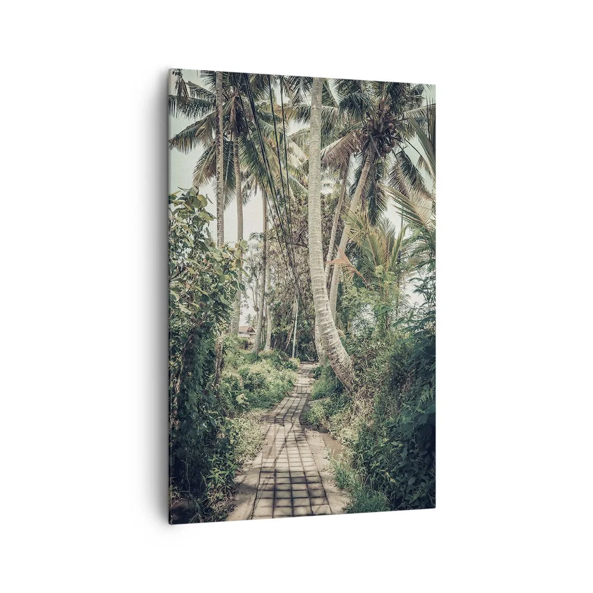 Canvas picture - Palmtree Alley - 80x120 cm