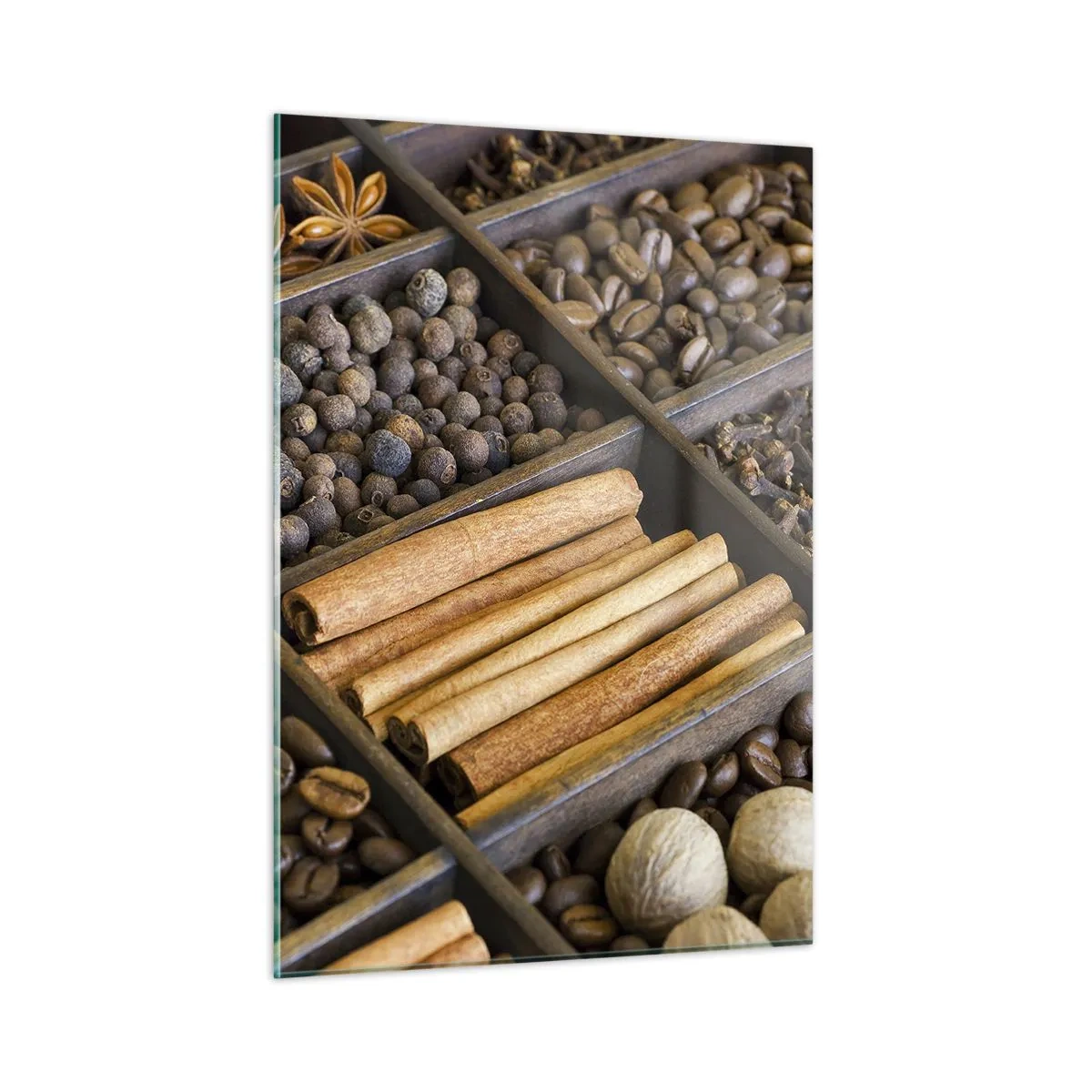 Glass picture - Treasury of Aromas - 50x70 cm