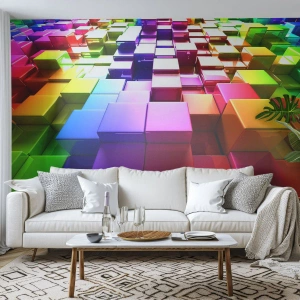 Photo Wallpaper Premium Sand - Optical Harmony - Abstraction, Graphics, 3D - 400x280 cm