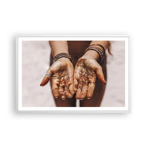 Poster in white frmae - Gift for You - 91x61 cm