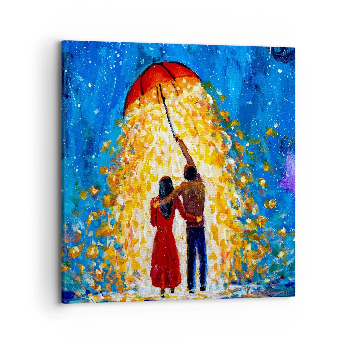 Canvas picture - Magic of a Rainy Evening? - 70x70 cm