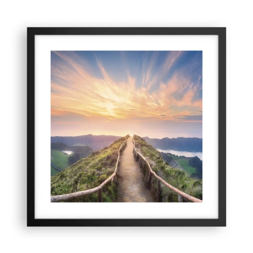 Poster in black frame - Close to Heaven - 40x40 cm