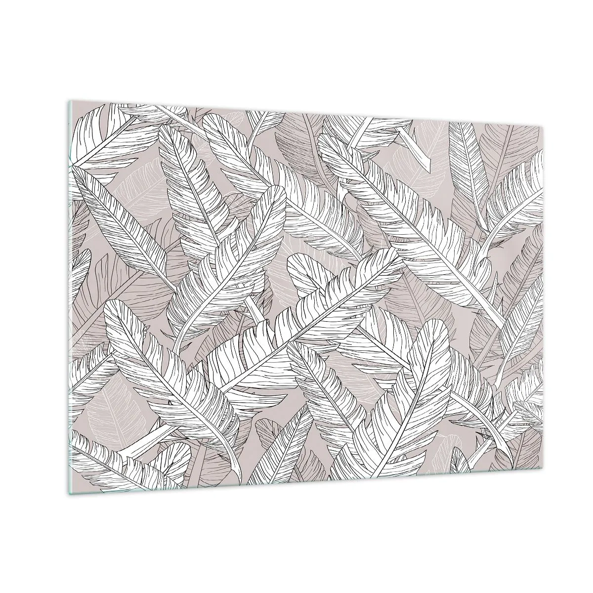 Glass picture - Storm of Feathers - 100x70 cm