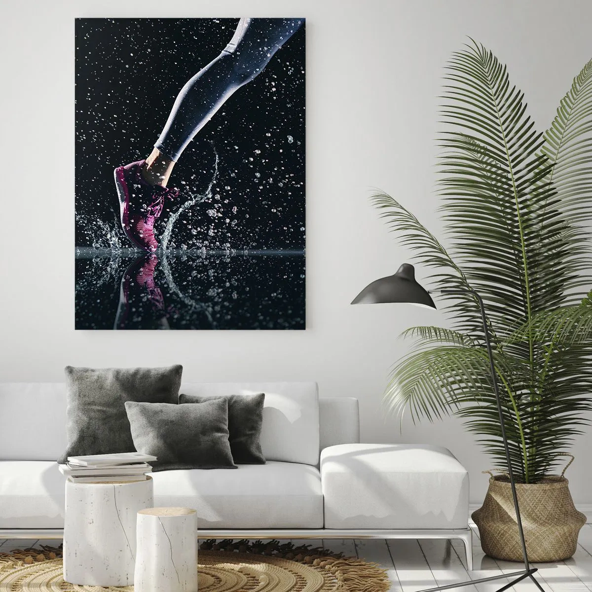 Glass picture - Step on It - 50x70 cm