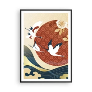 Poster in black frame - Japanese Tale - 70x100 cm