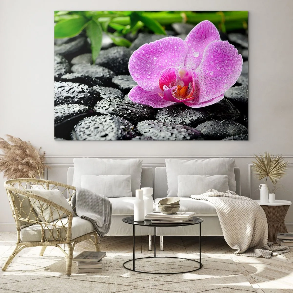 Glass picture - Like an Open Heart - 120x80 cm