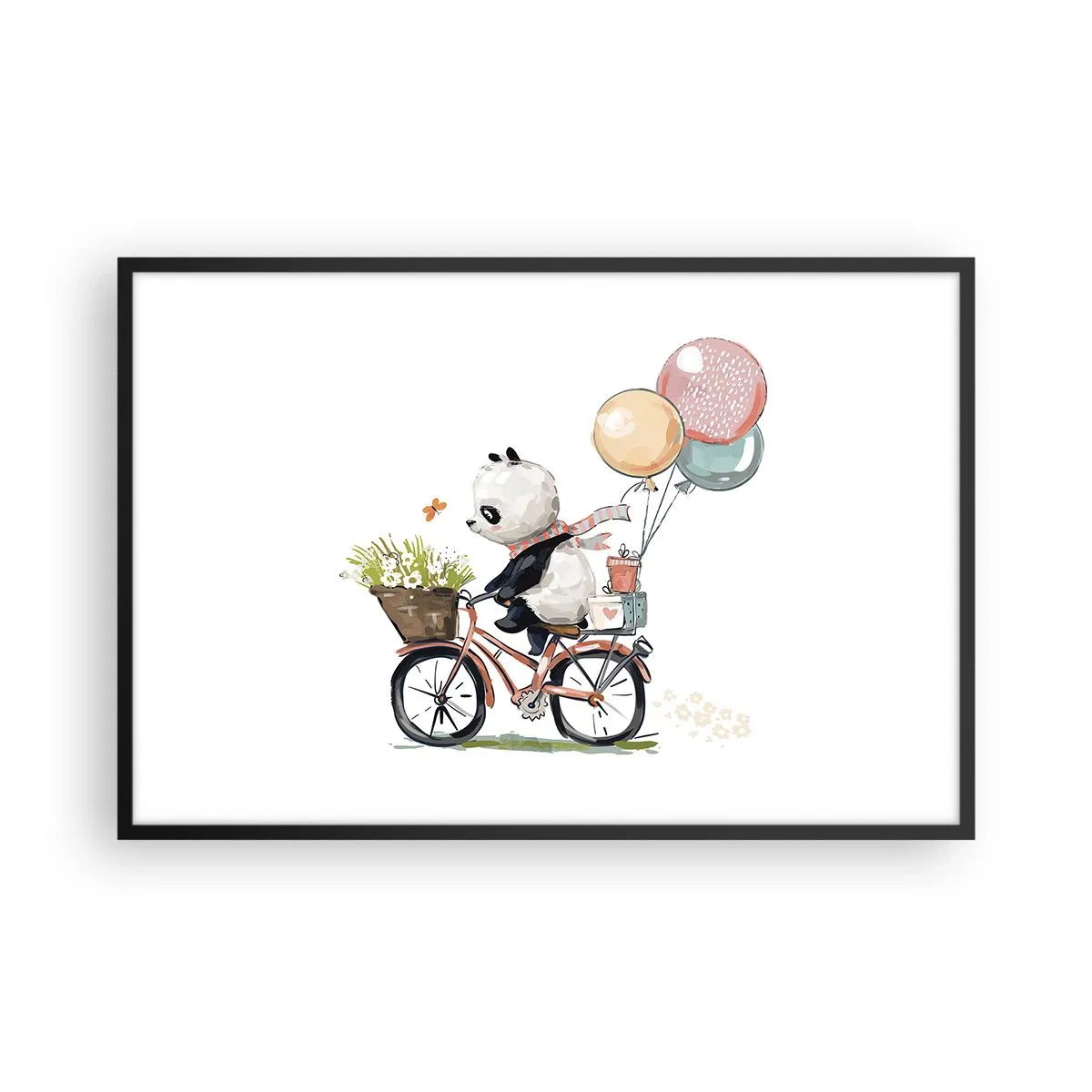 Poster in black frame - Lucky Day - 91x61 cm