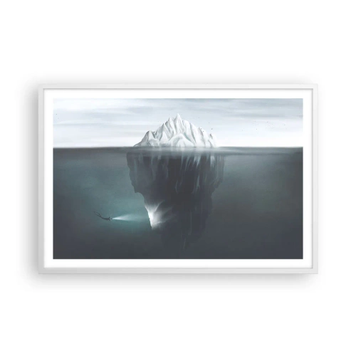Poster in white frmae - Underwater Secret - 91x61 cm