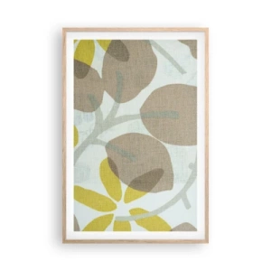 Poster in light oak frame - Composition in Full Sunlight - 61x91 cm