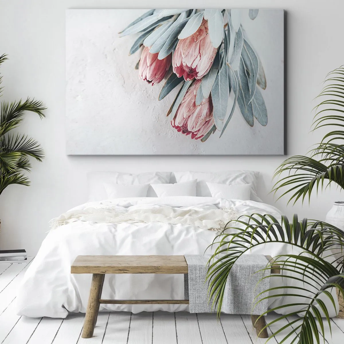 Canvas picture - Ashamed of Their Own Beauty - 100x70 cm