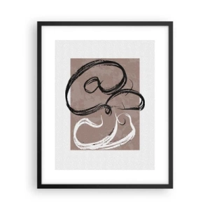 Poster in black frame - Composition -In Search of Completeness - 40x50 cm