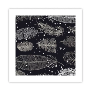 Poster - Feathery Lace - 40x40 cm
