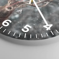 Clock face with numbers