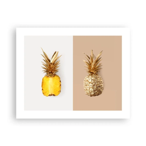 Poster - Pineapple for Us - 50x40 cm