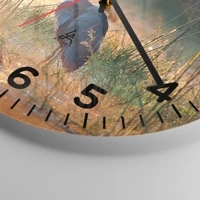 Clock face with numbers