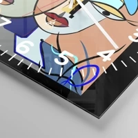 Clock face with numbers