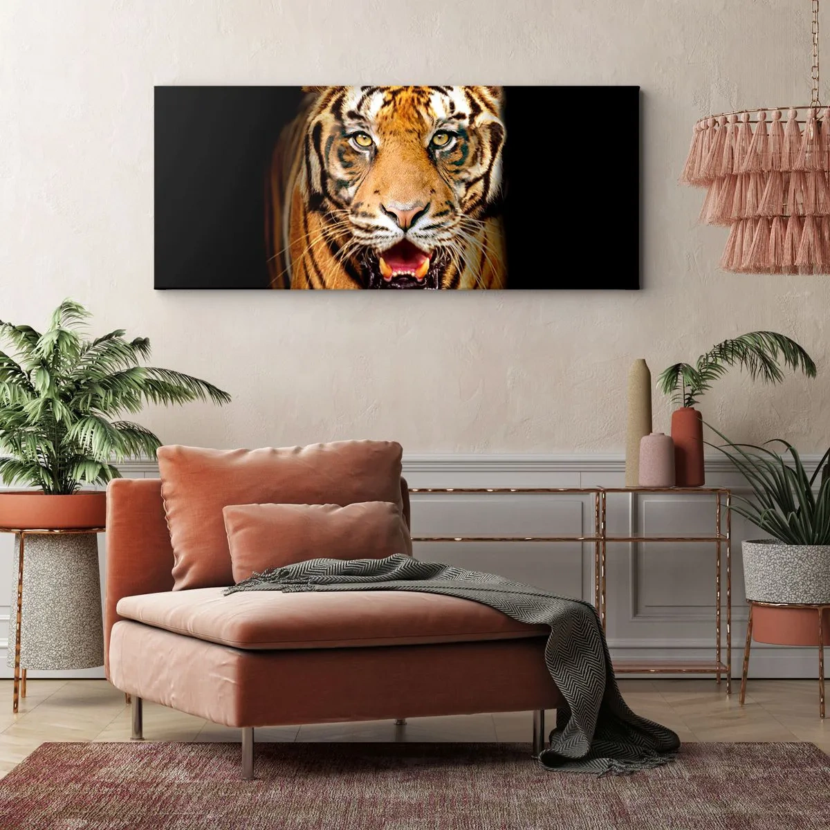 Canvas picture - Wild at Heart - 90x30 cm