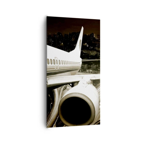 Canvas picture - Flying into the Night - 65x120 cm