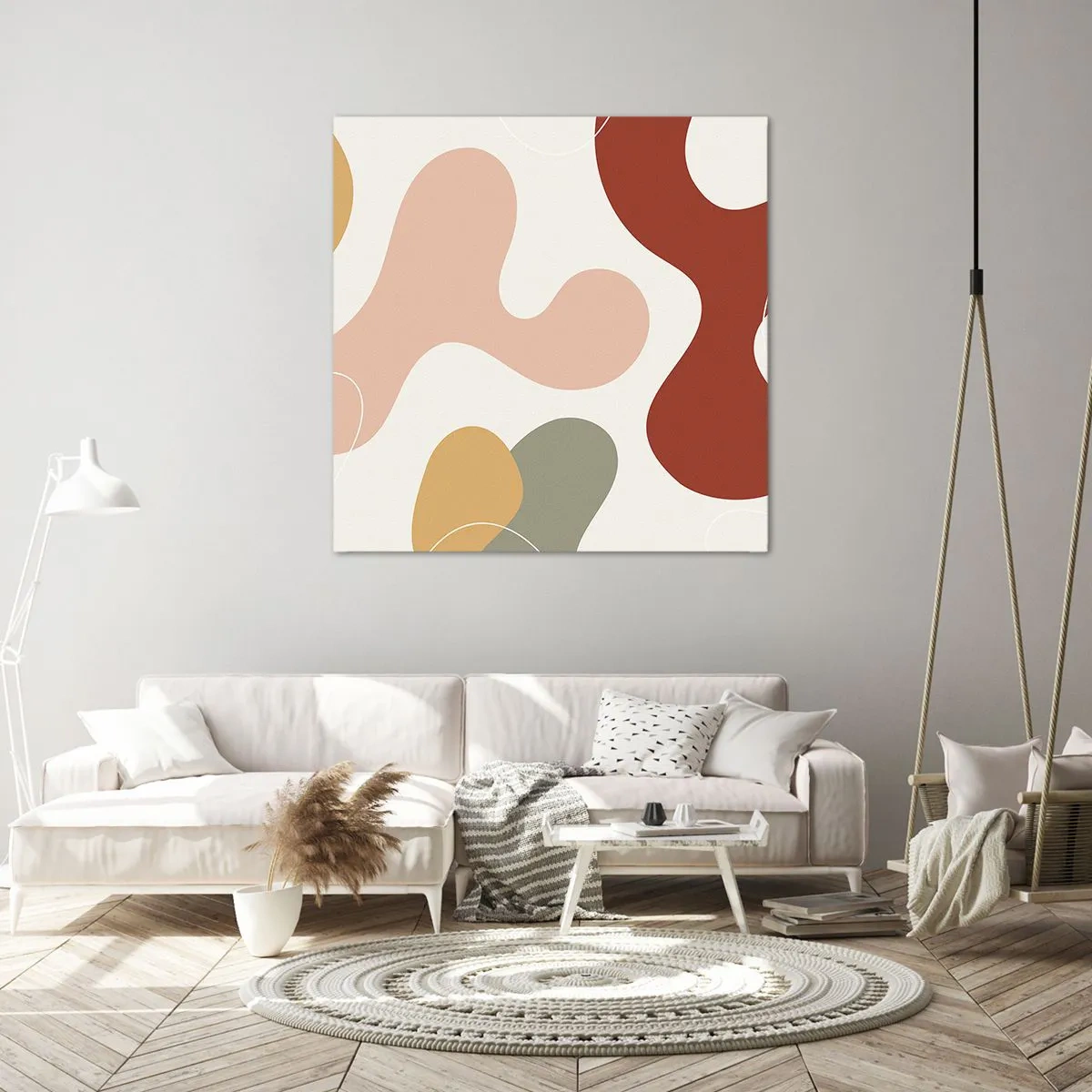 Canvas picture - Doodles - 70x70 cm