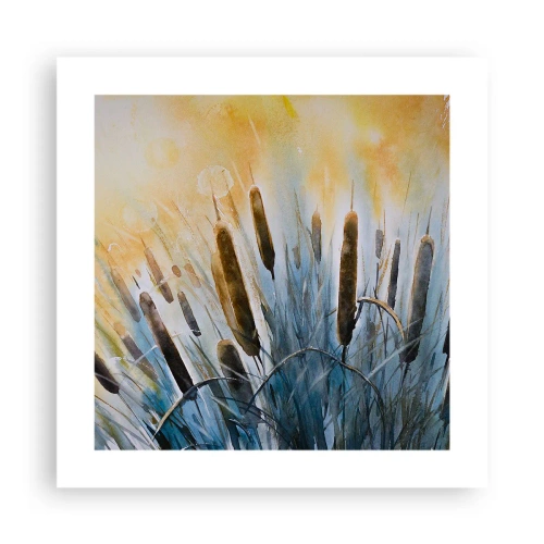 Poster - Coolness of Water, Heat of the Sun - 40x40 cm
