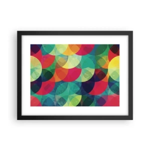 Poster in black frame - Into the Rainbow - 40x30 cm