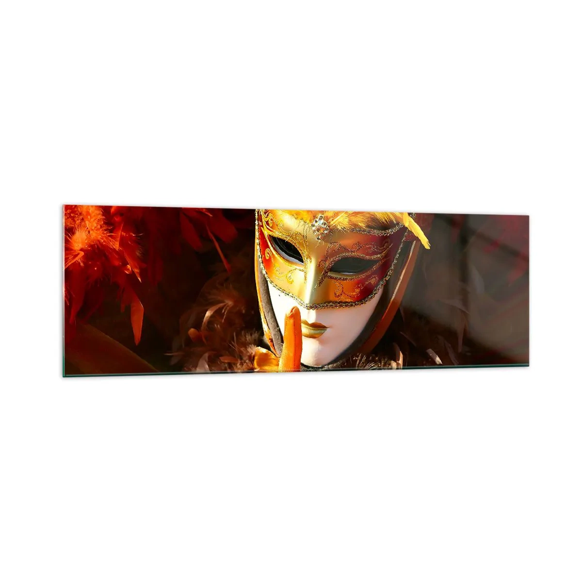 Glass picture - Secret Is Part of the Game - 160x50 cm