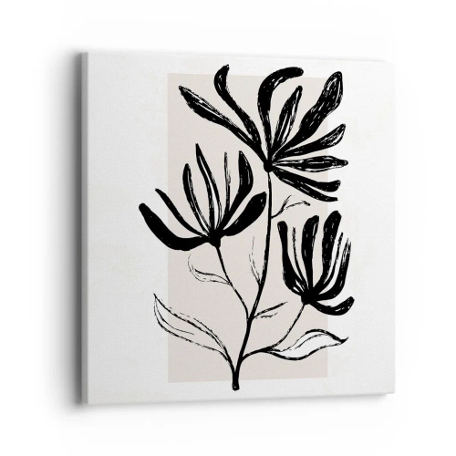 Canvas picture - Sketch for a Herbarium - 40x40 cm