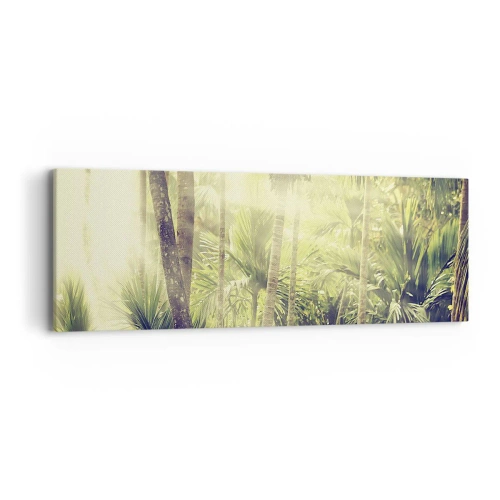 Canvas picture - In Green Heat - 90x30 cm