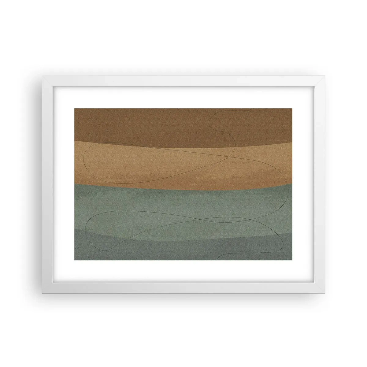 Poster in white frmae - Horizontal Compostion - 40x30 cm