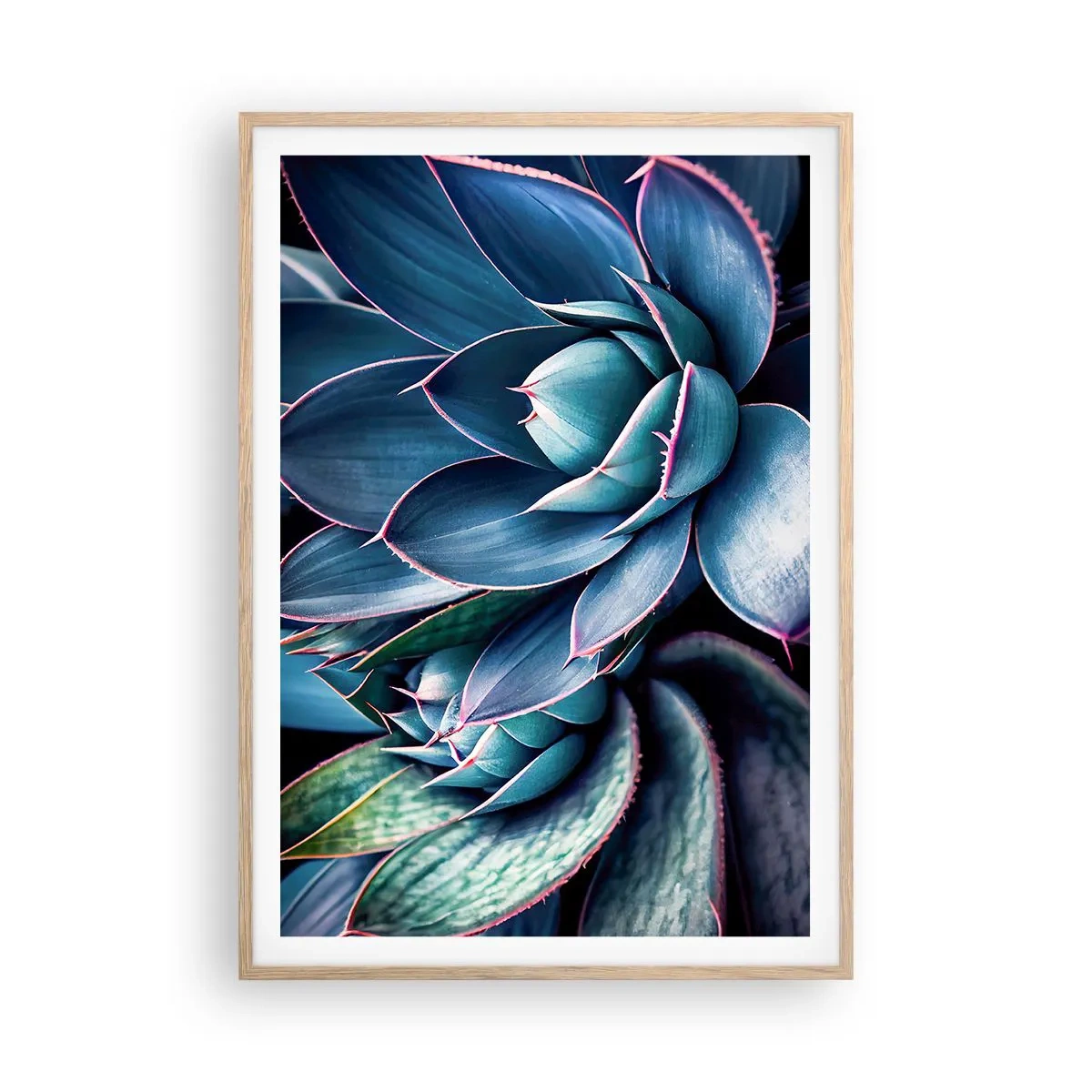 Poster in light oak frame - Vital Strength - 70x100 cm