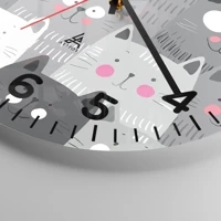 Clock face with numbers