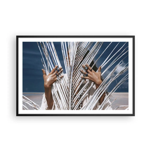 Poster in black frame - Shaman's Girlfriend? - 91x61 cm