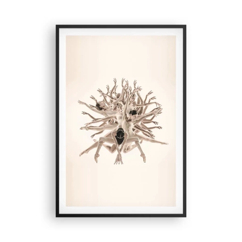 Poster in black frame - Dance in Bloom - 61x91 cm